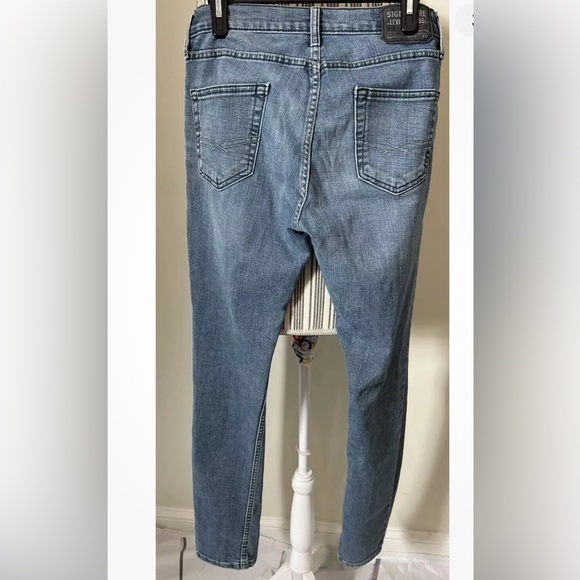 Women’s Levi Signature Skinny Strauss Jeans Riveted Sz 26 - Picture 2 of 5